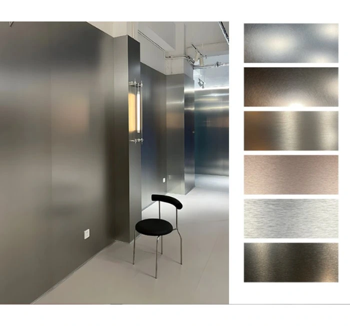 Metal Brushed Adhesive Panel